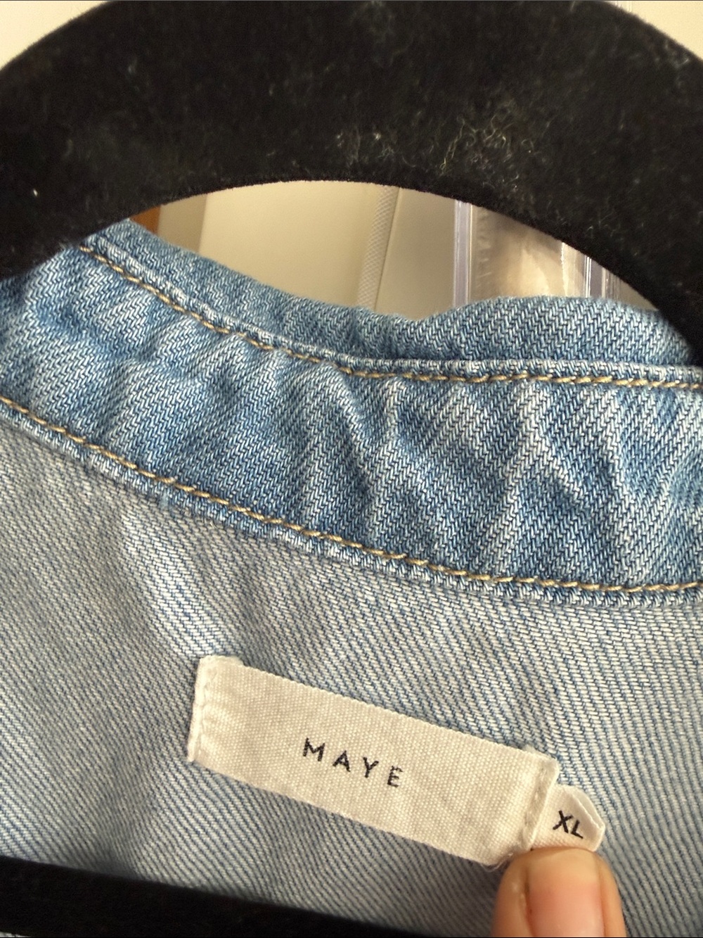 Light Blue Denim Shirt Dress - Women - Picture 2 of 2